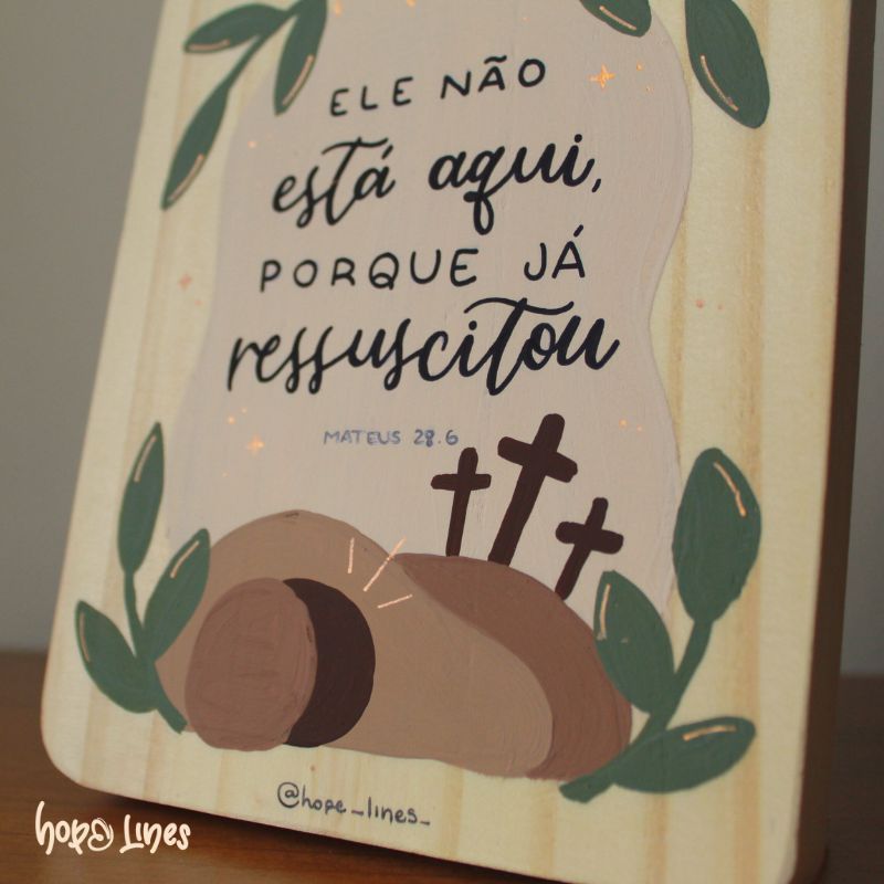 Quadro Fide - "Ressuscitou"