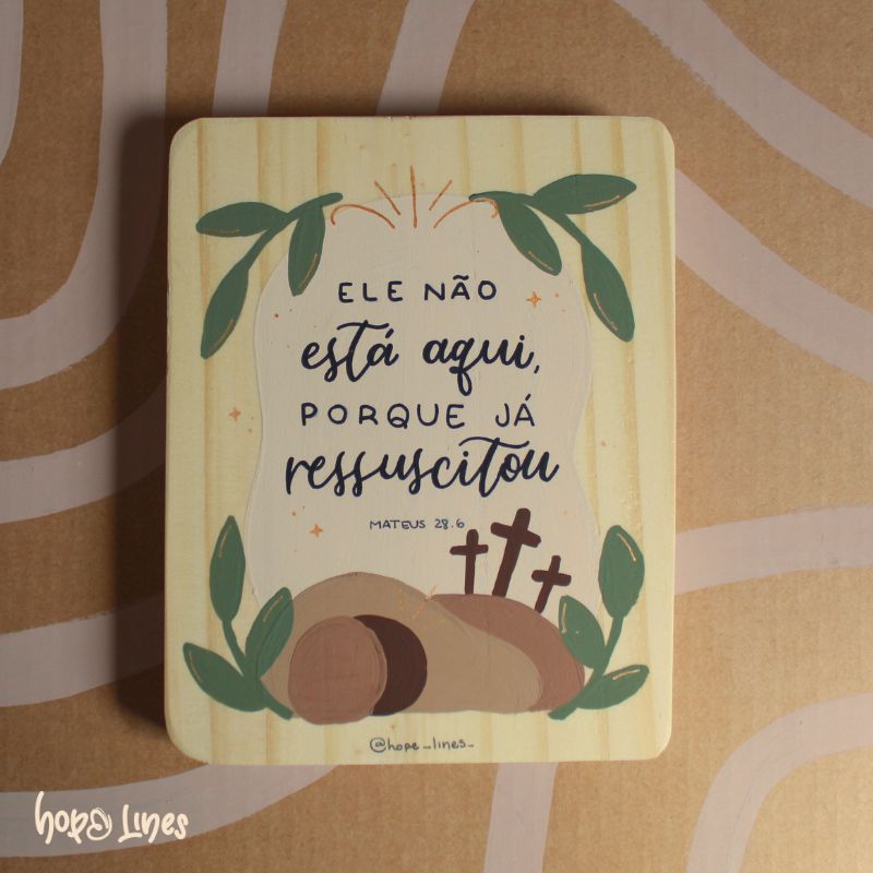 Quadro Fide - "Ressuscitou"