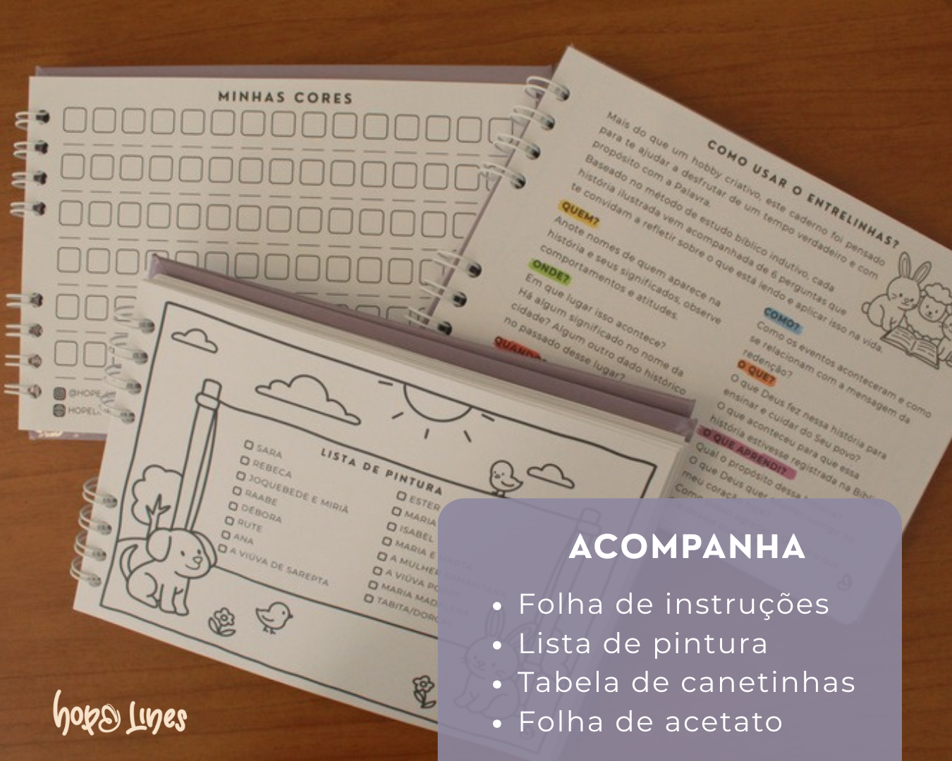 Kit 3 Entrelinhas - Devocionais para colorir