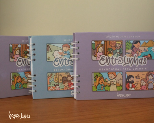 Kit 3 Entrelinhas - Devocionais para colorir