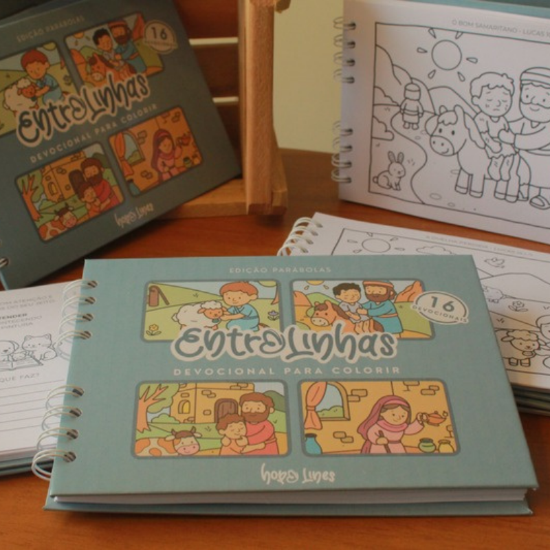 Entrelinhas - Devocional para colorir - Edição Parábolas