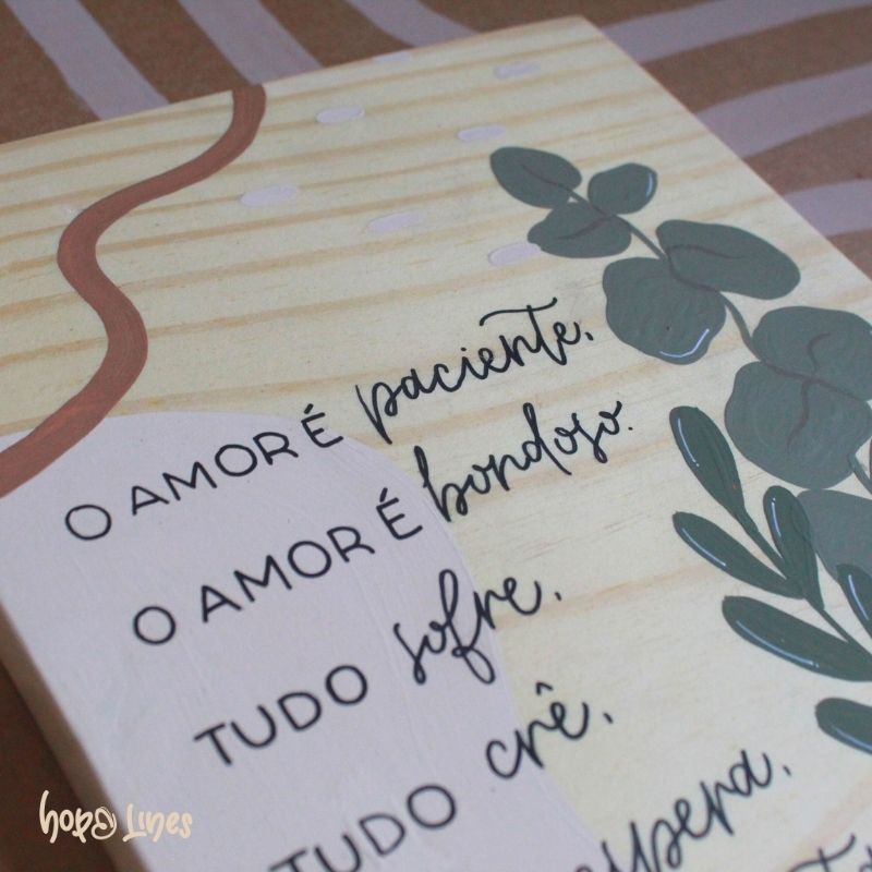 Quadro Ágape - "1Coríntios 13"