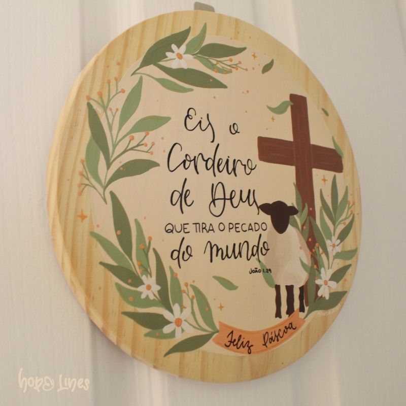 Quadro Logos - "Eis o cordeiro"