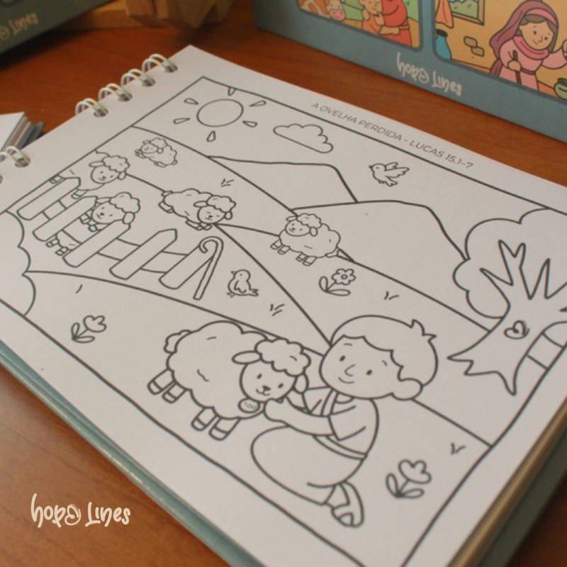 Entrelinhas - Devocional para colorir - Edição Parábolas