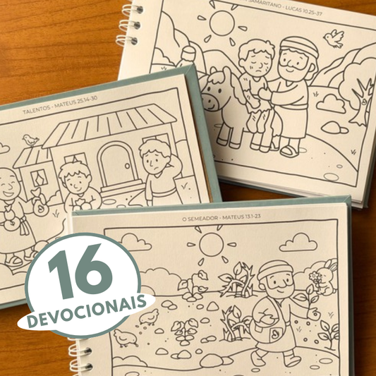 Entrelinhas - Devocional para colorir - Edição Parábolas