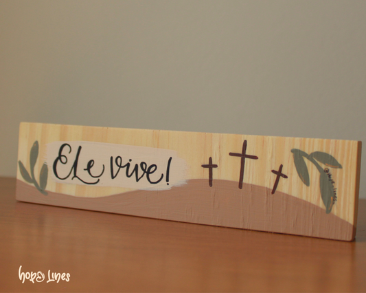 Enfeite Zoe - "Ele vive"