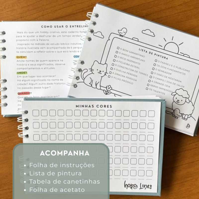 Entrelinhas - Devocional para colorir - Edição Parábolas