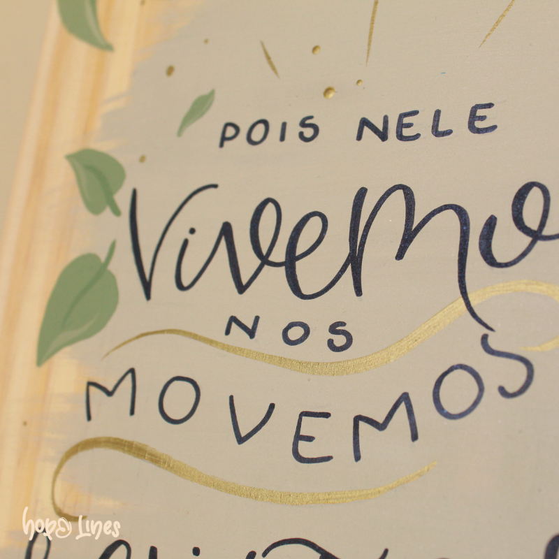 Quadro Ágape - "NEle vivemos"