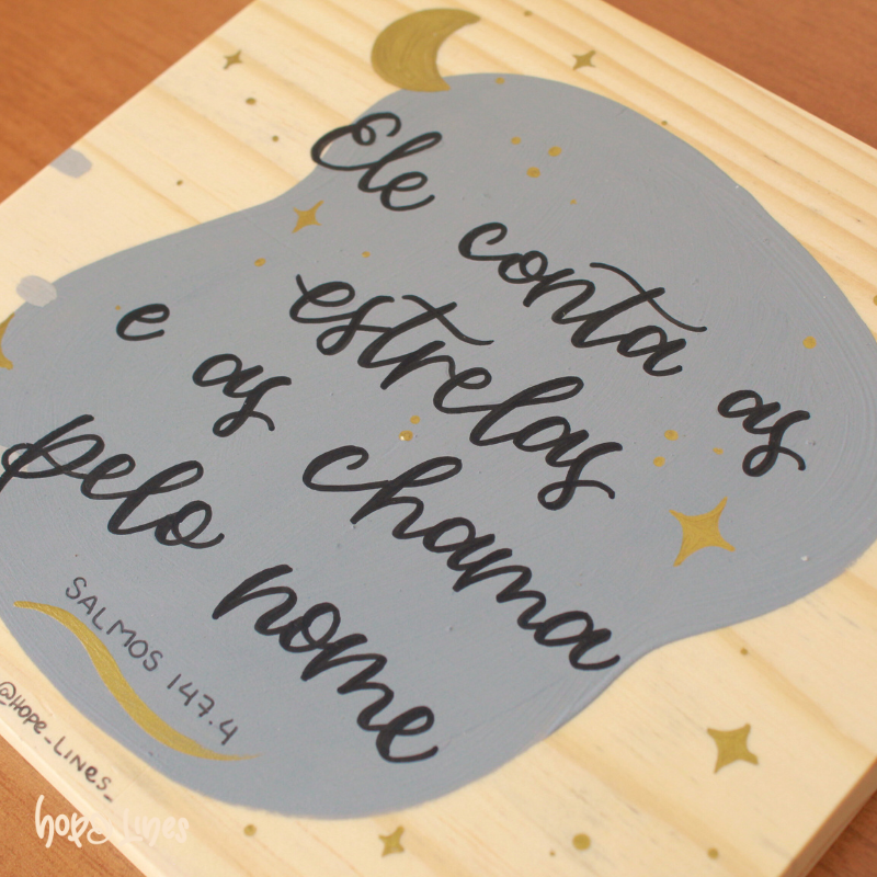 Quadro Kairós - "Ele conta as estrelas"