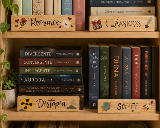 Organizador de estante Zoe - "Book Lover"