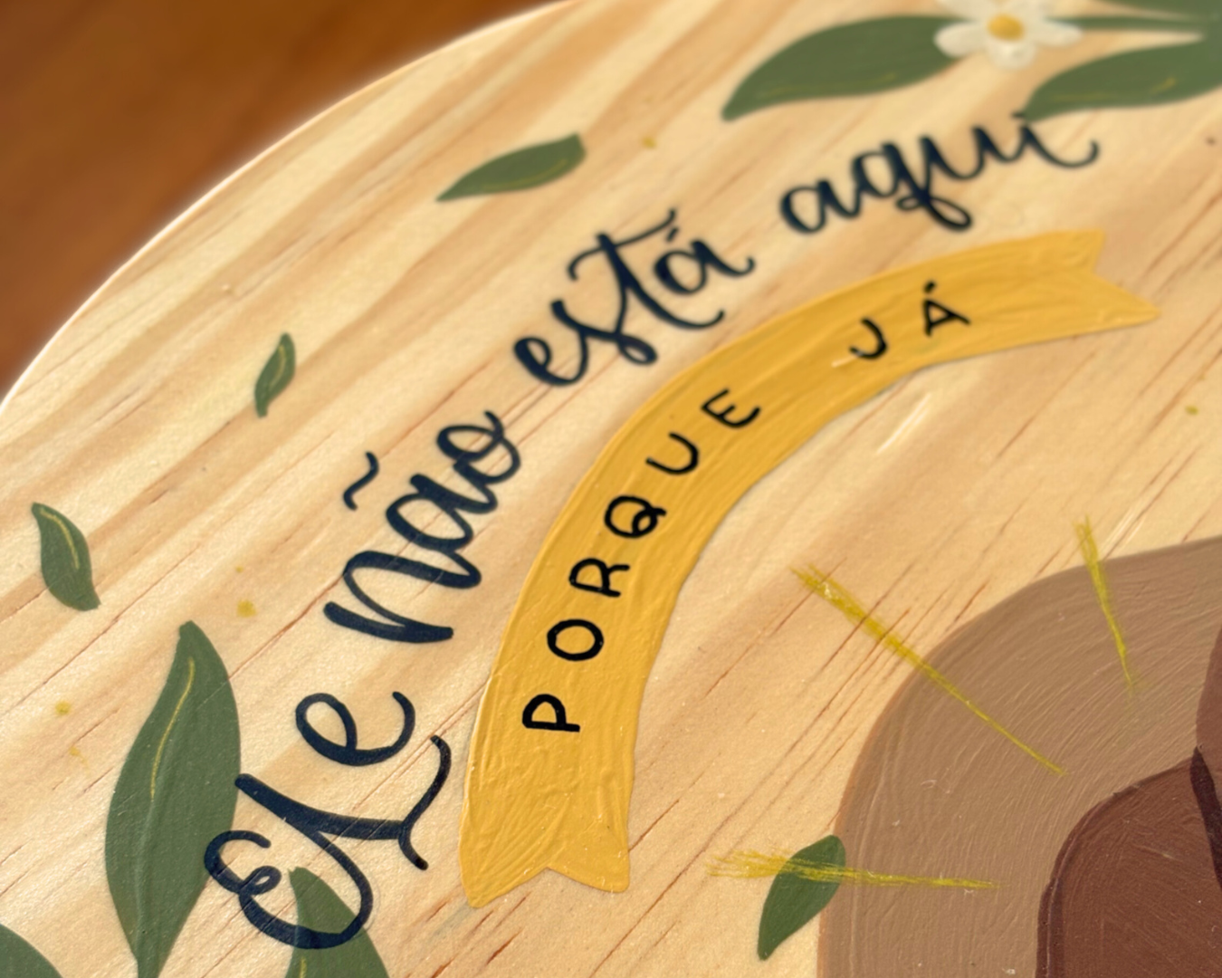 Quadro Logos - "Ressuscitou"