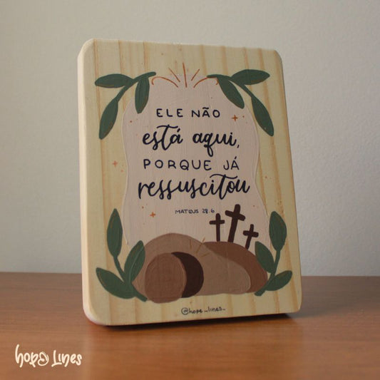 Quadro Fide - "Ressuscitou"