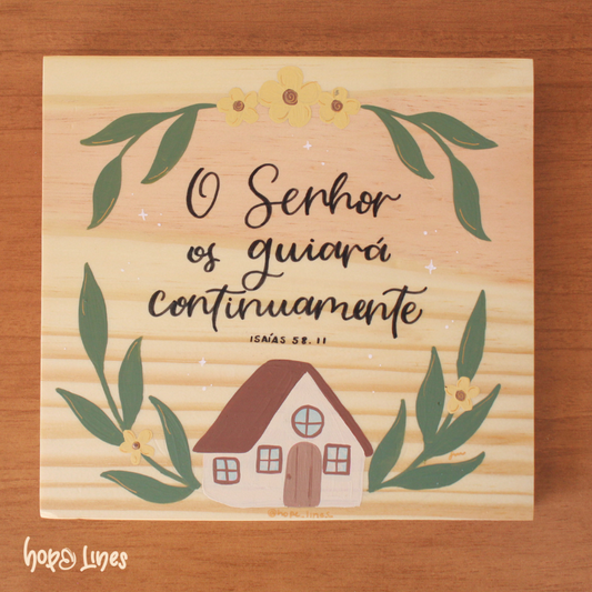 Quadro Kairós - "Ele os guiará"