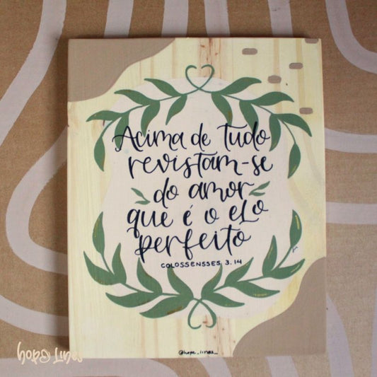 Quadro Ágape - "Elo perfeito"