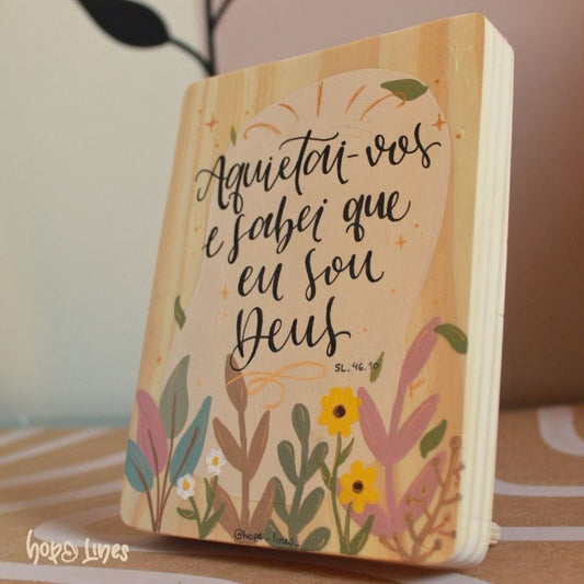 Quadro Fide - "Aquietai-vos"