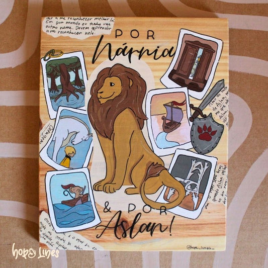 Quadro Ágape - "Por Aslan"