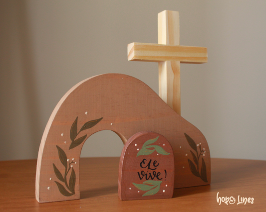 Kit Ele vive - Túmulo vazio + Zoe