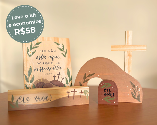 Kit Sepulcro + 2 enfeites