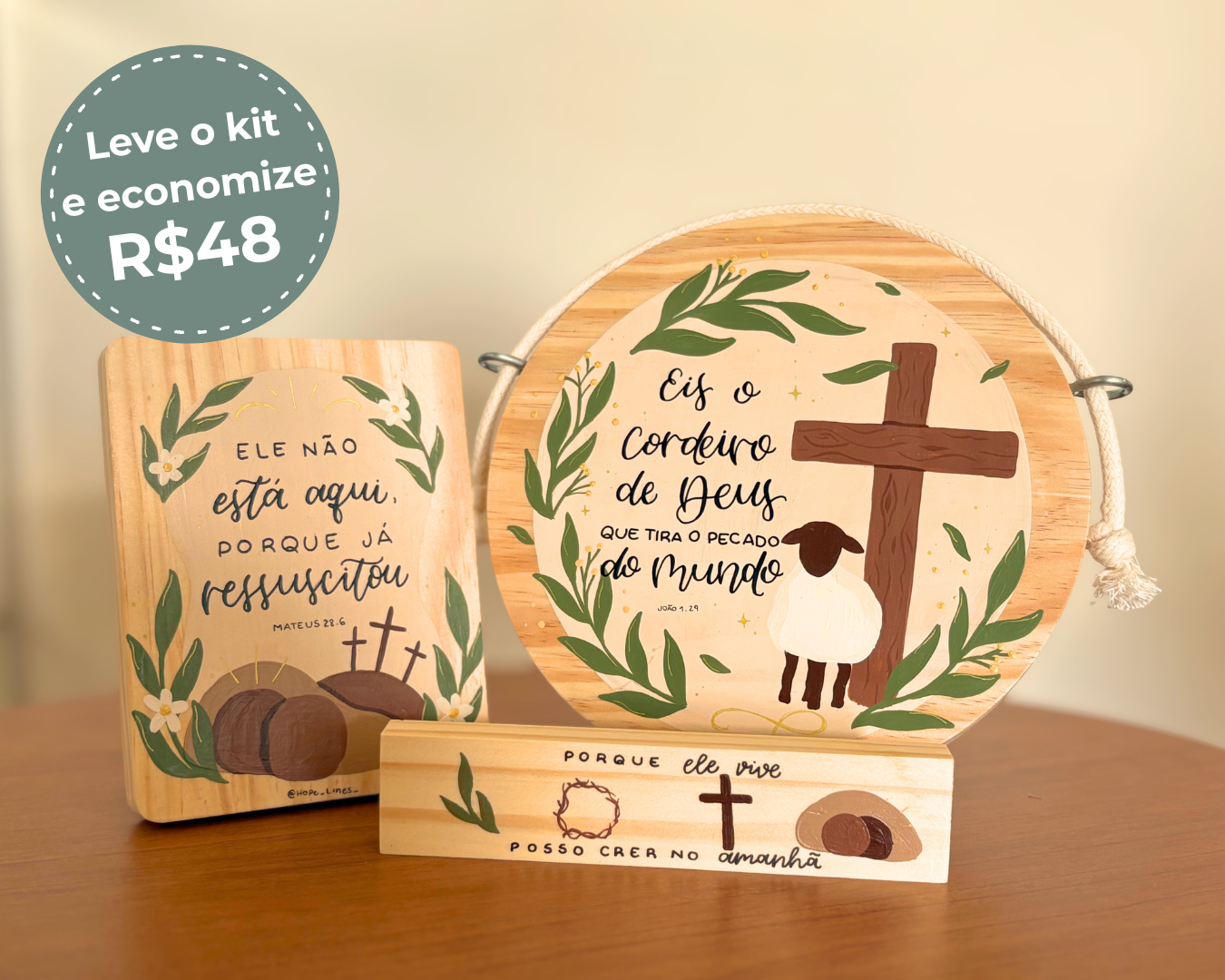 Kit Guirlanda + 2 enfeites