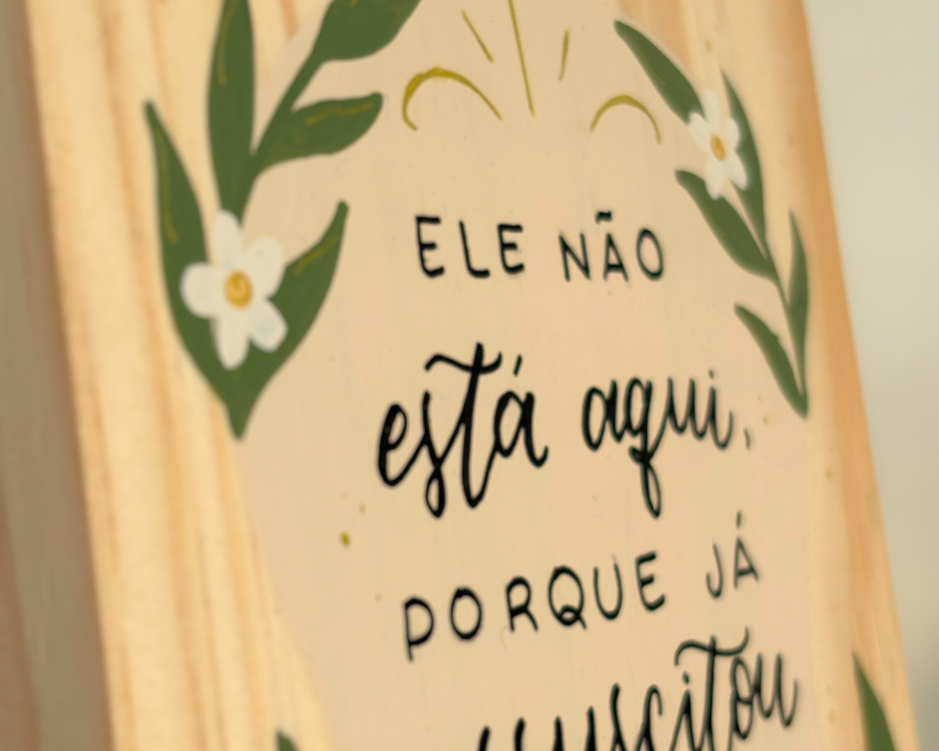 Quadro Fide - "Ressuscitou"