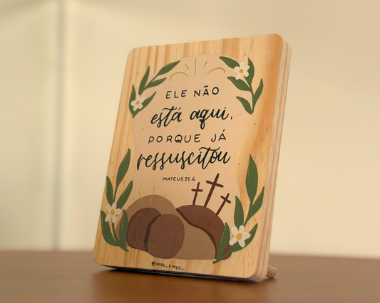 Quadro Fide - "Ressuscitou"