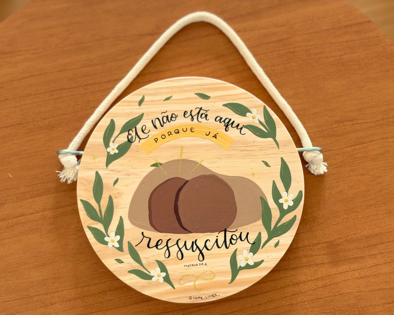 Quadro Logos - "Ressuscitou"