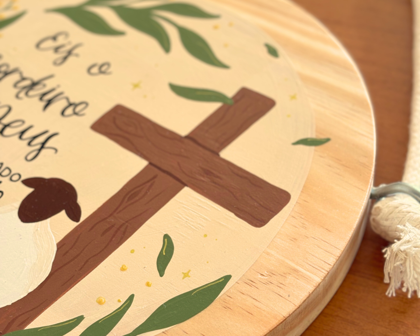 Quadro Logos - "Eis o cordeiro"