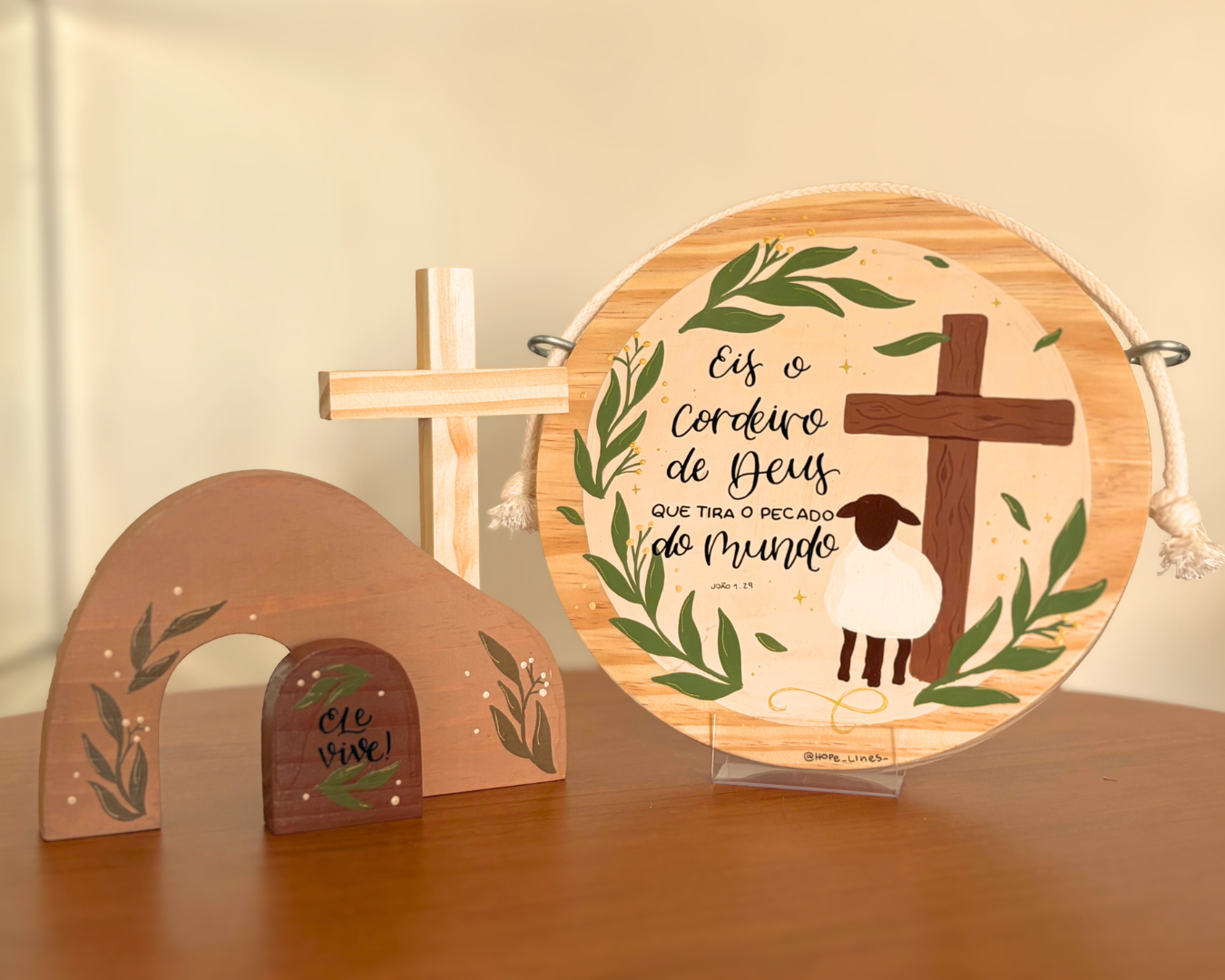 Kit Ele vive Sepulcro + Guirlanda